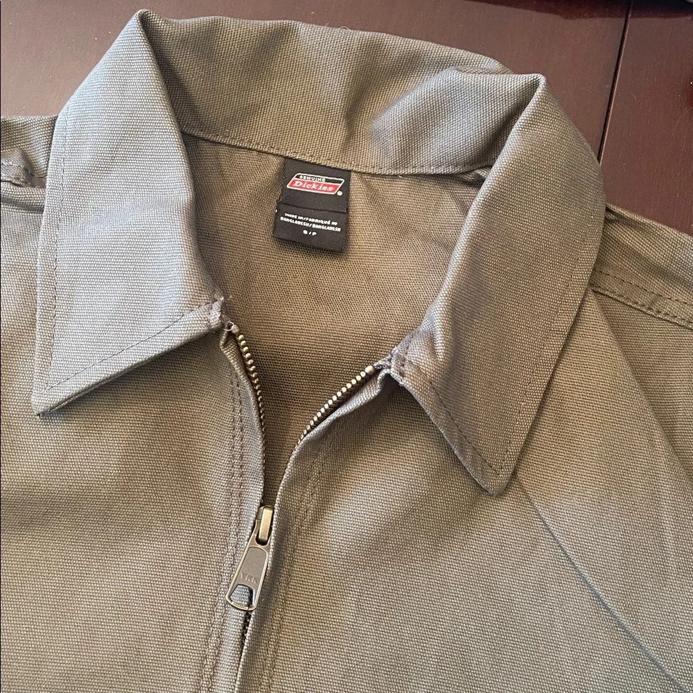 Dickies Womens Army Green Moss Eisenhower Woven Duck Jacket nwt small